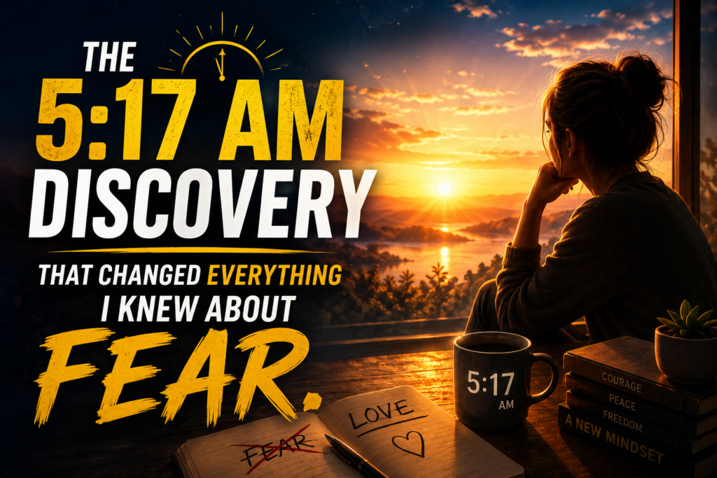 The 5:17 AM Discovery That Changed Everything I Knew About Fear