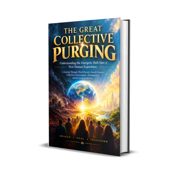 THE GREAT COLLECTIVE PURGING Understanding the Energetic Shift Into a New Human Experience A Journey Through Third Density, Fourth Density, Collective Consciousness, Transparency, and the Great Awakening